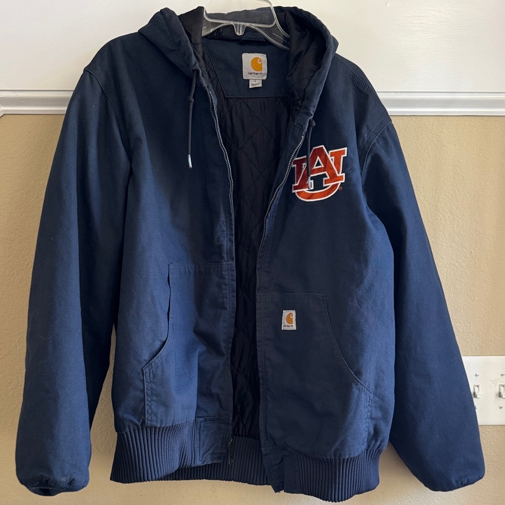 Carhartt mens Dark Blue Hooded‎ Jacket